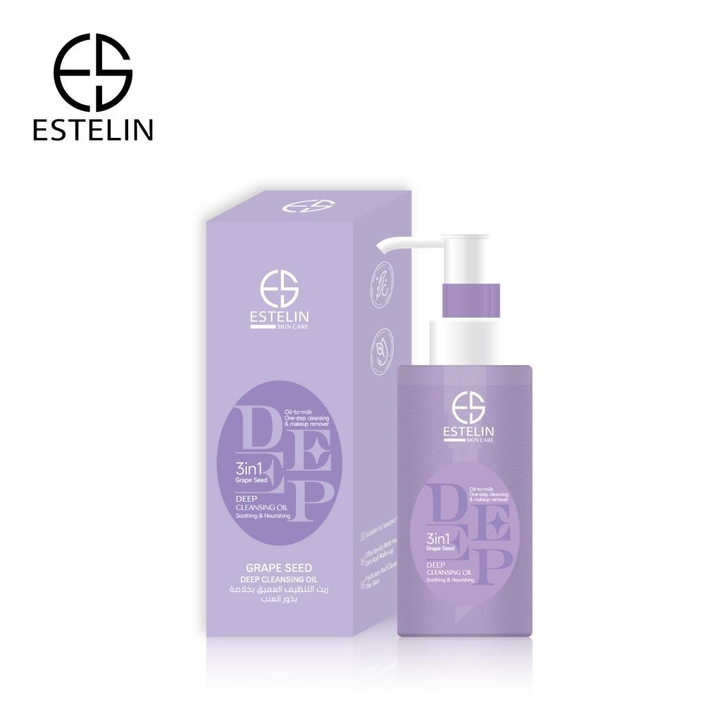 Estelin 3 in 1 Deep Cleansing Oil – Grape Seed (Oil to Milk) ES-0172