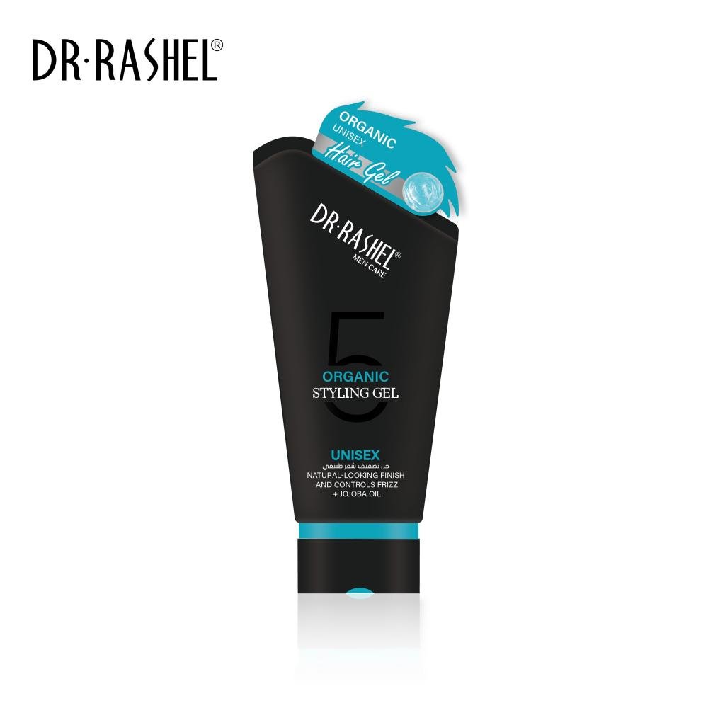 Dr. Rashel Unisex Natural Styling Hair Gel – Frizz Control + Jojoba Oil DRL-2011