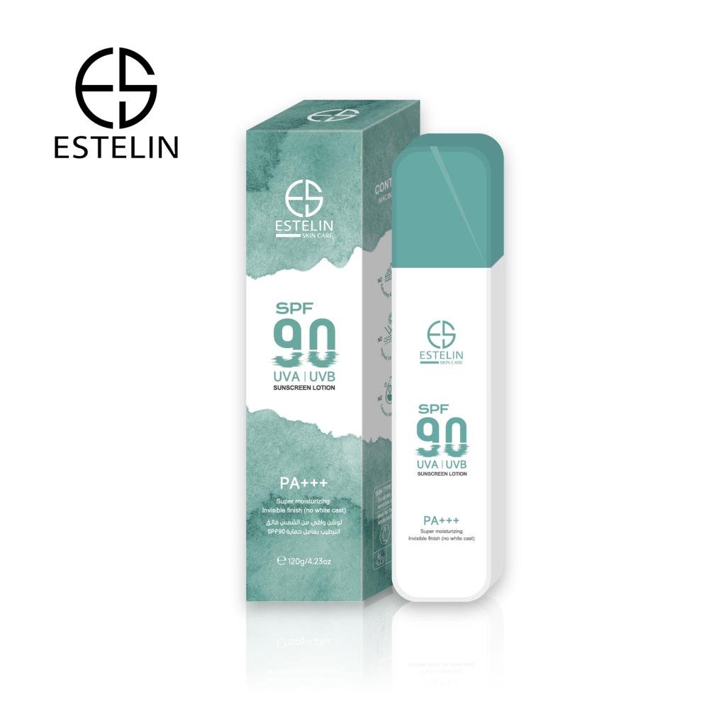 Estelin Sunscreen Lotion SPF 90 – Super Moisturizing (120g) ES-0174