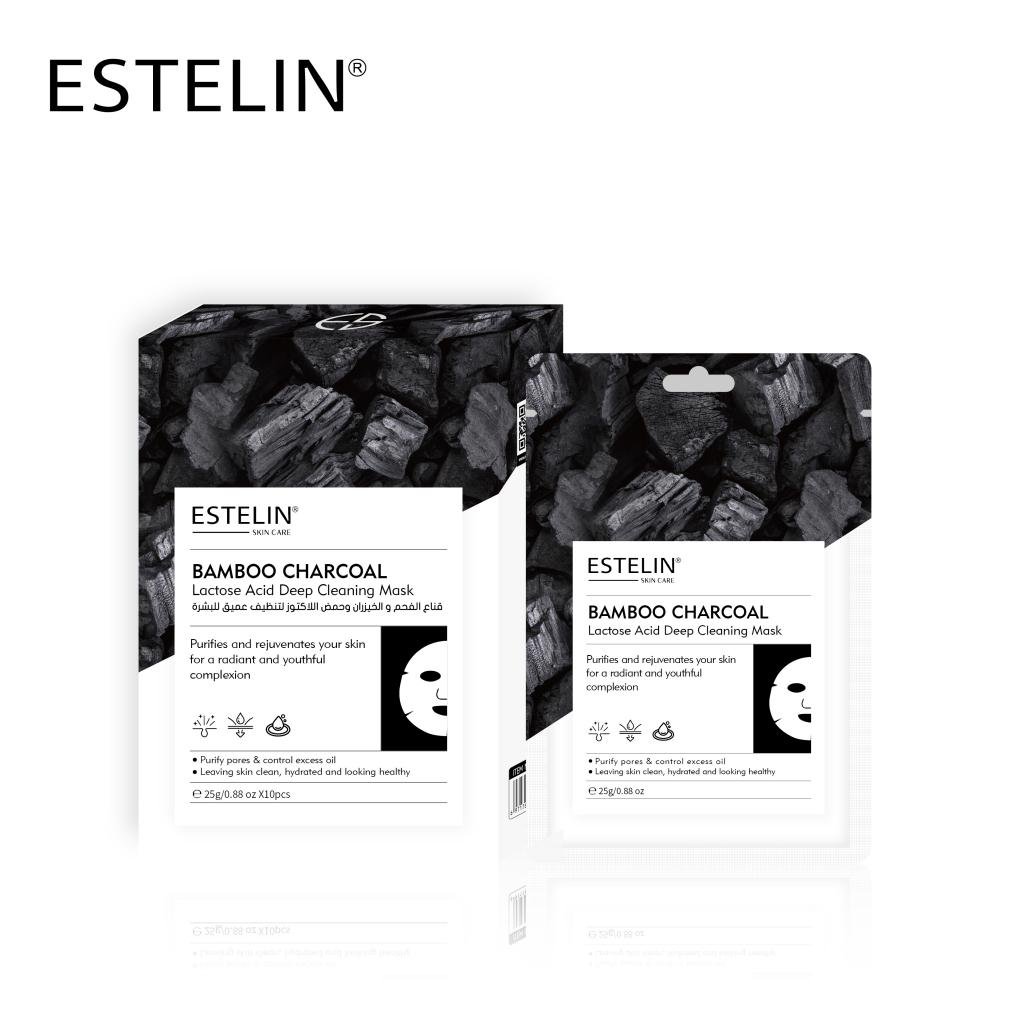 ESTELIN Bamboo Charcoal Deep Cleaning Mask ES-0258